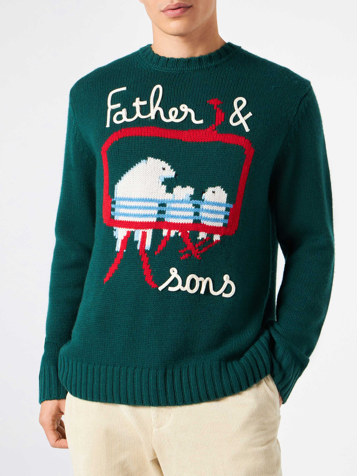 Bombardino bears embroidered sweater