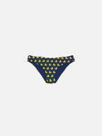 Madame swim briefs with bow and ducky print