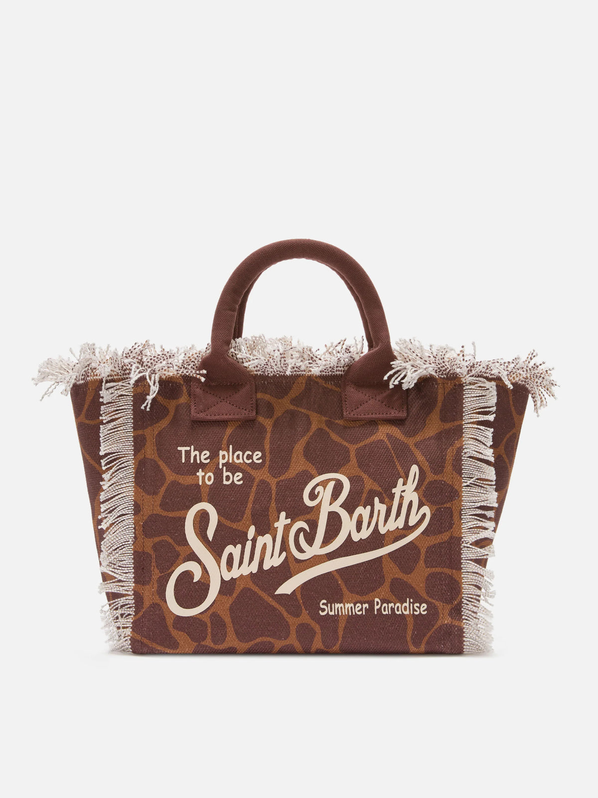 Colette canvas bag with animalier pattern