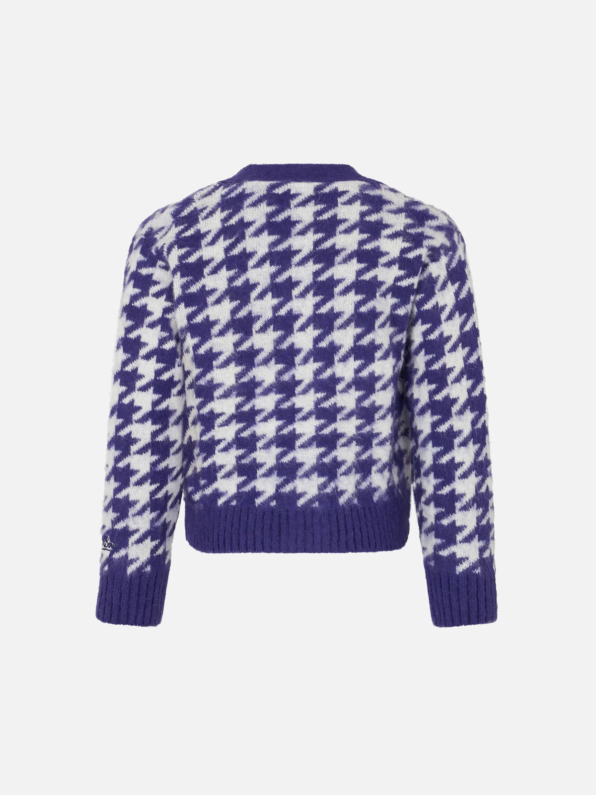 Girl crop cardigan with jewel buttons