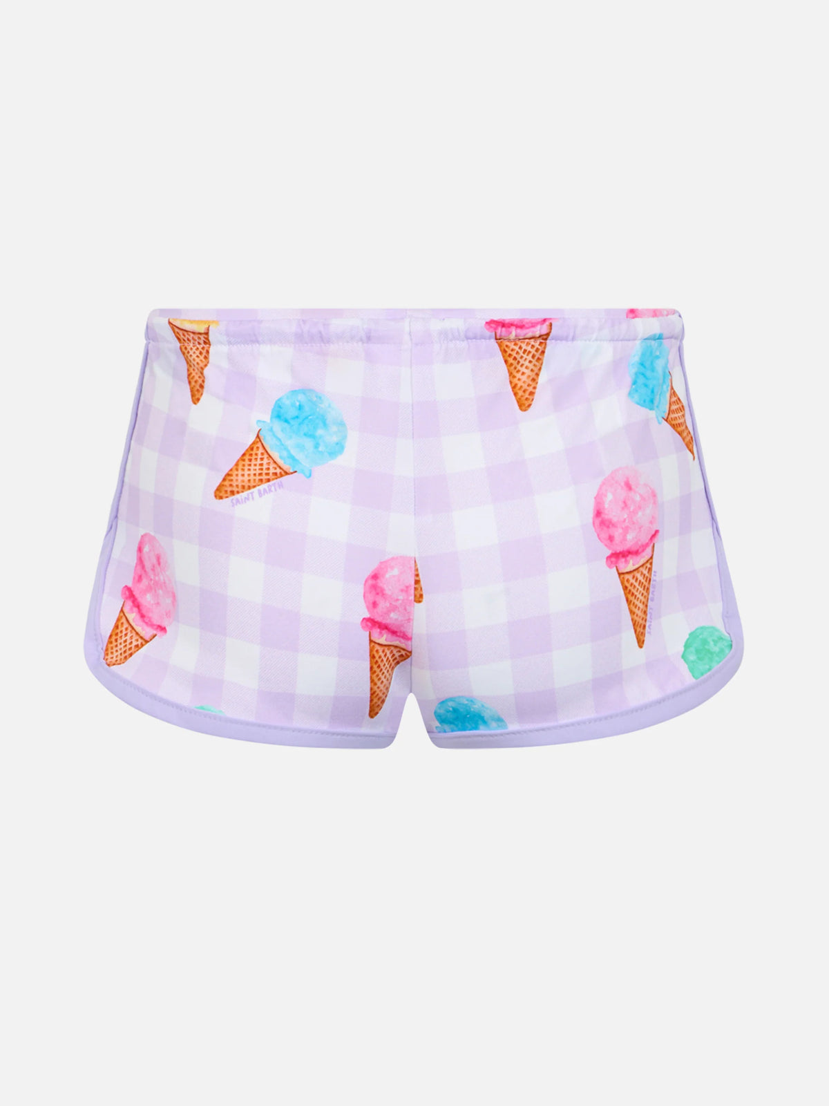 Beach shorts Coco with ice cream print