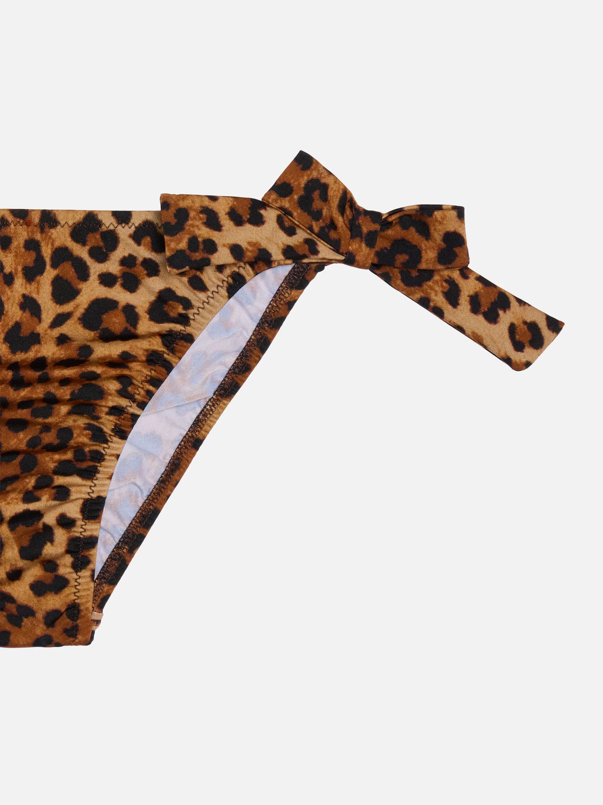 Classic swim briefs Zippy with animalier print