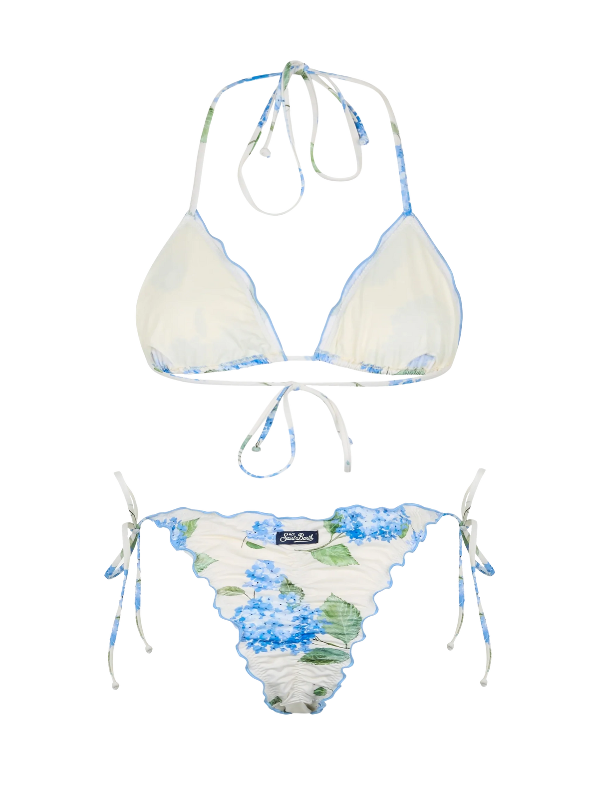 Classic triangle bikini Sagittarius Miami with floral print