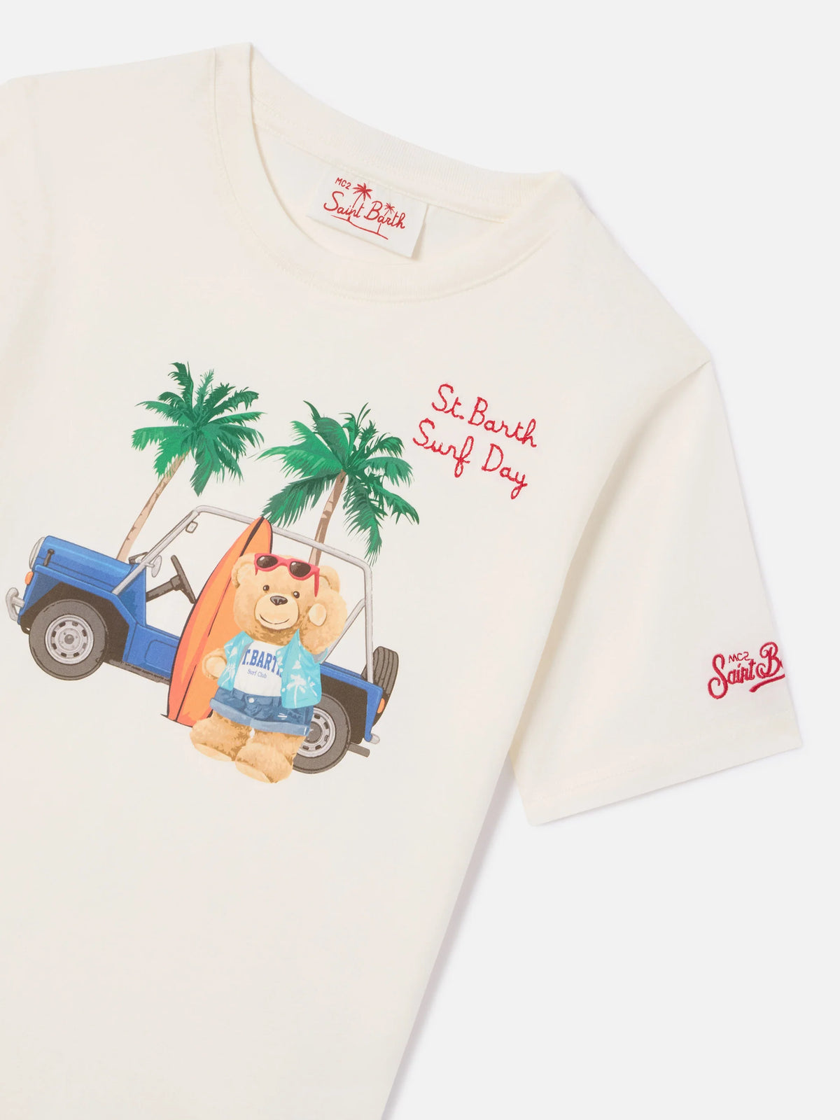 Denver Jr t-shirt with Surf Day embroidery
