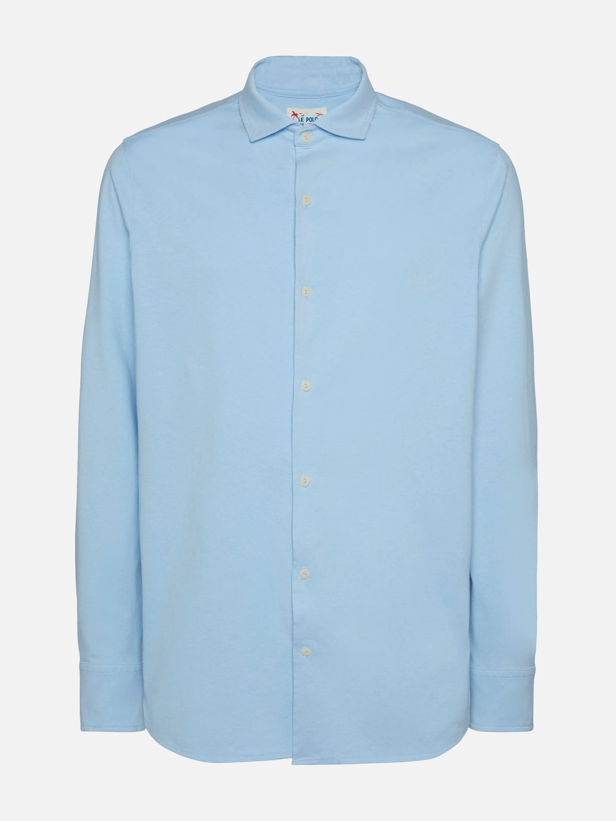 Amalfi light blue jersey shirt