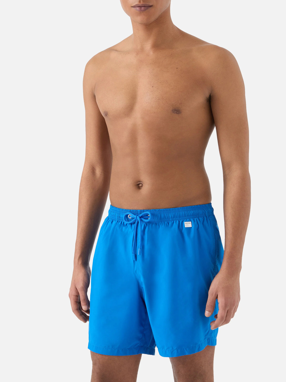 Lighting Pantone swim shorts in bright blue | Special Edition