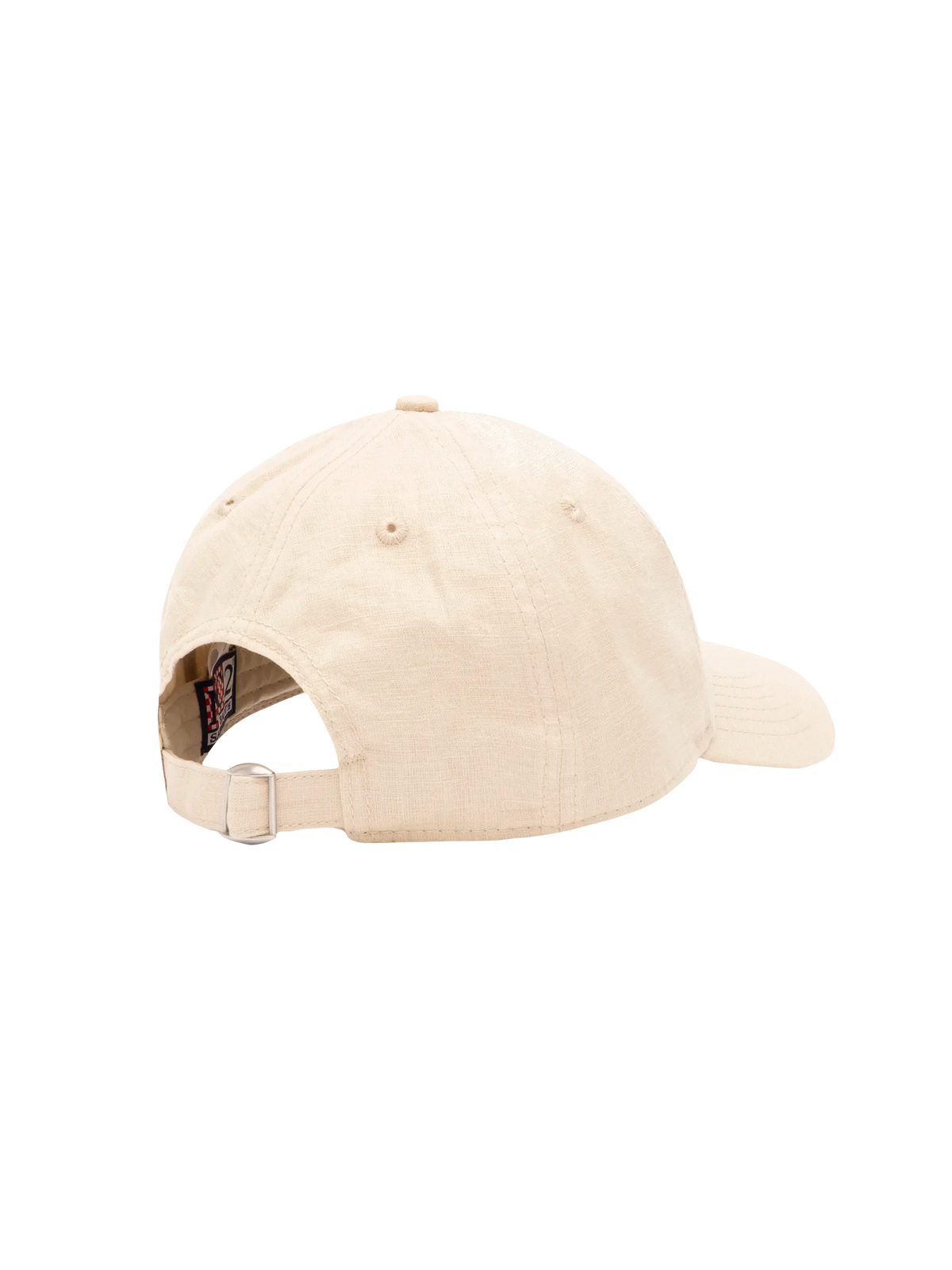 Baseball beige cotton linen cap
