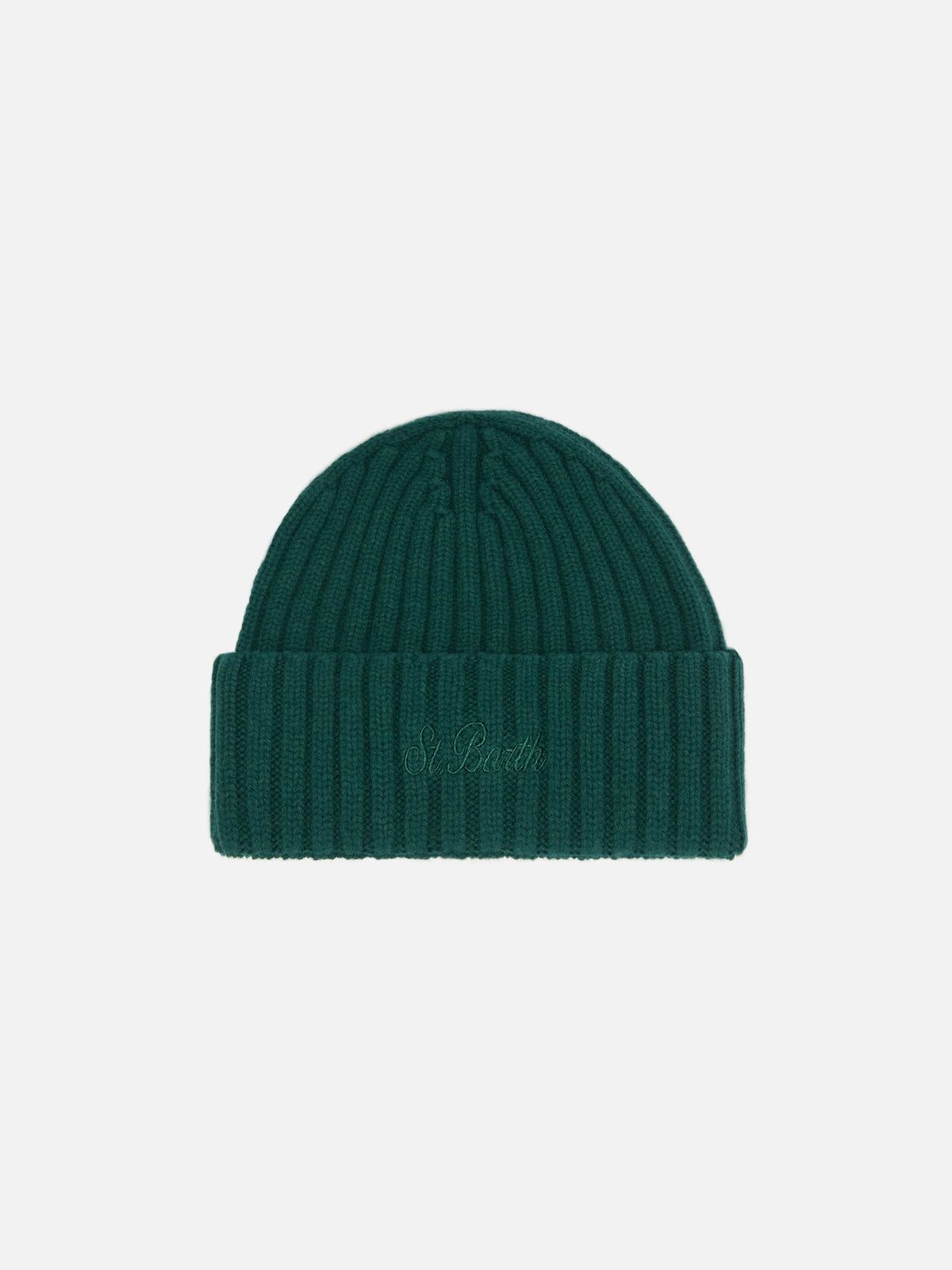 100% WOOL Wengen beanie in British green