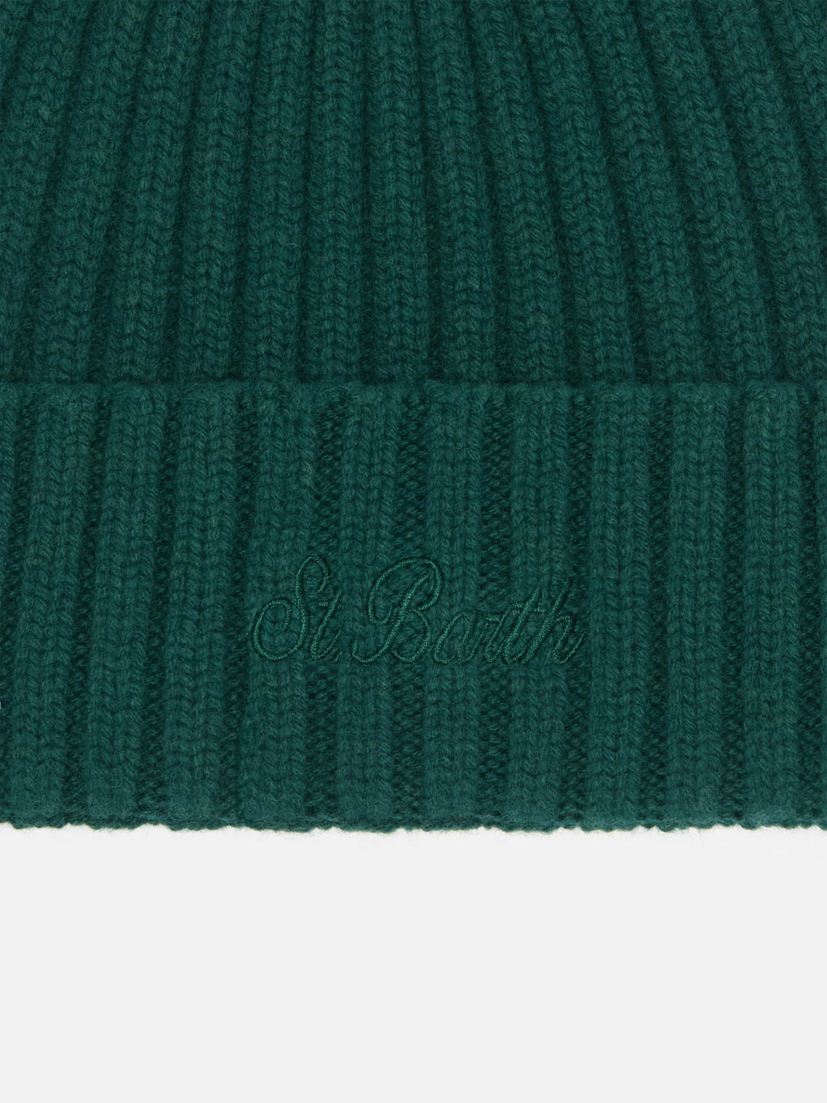 100% WOOL Wengen beanie in British green