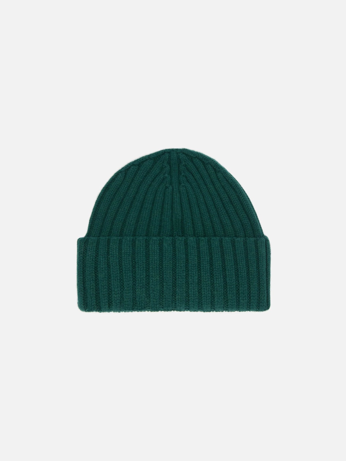 100% WOOL Wengen beanie in British green