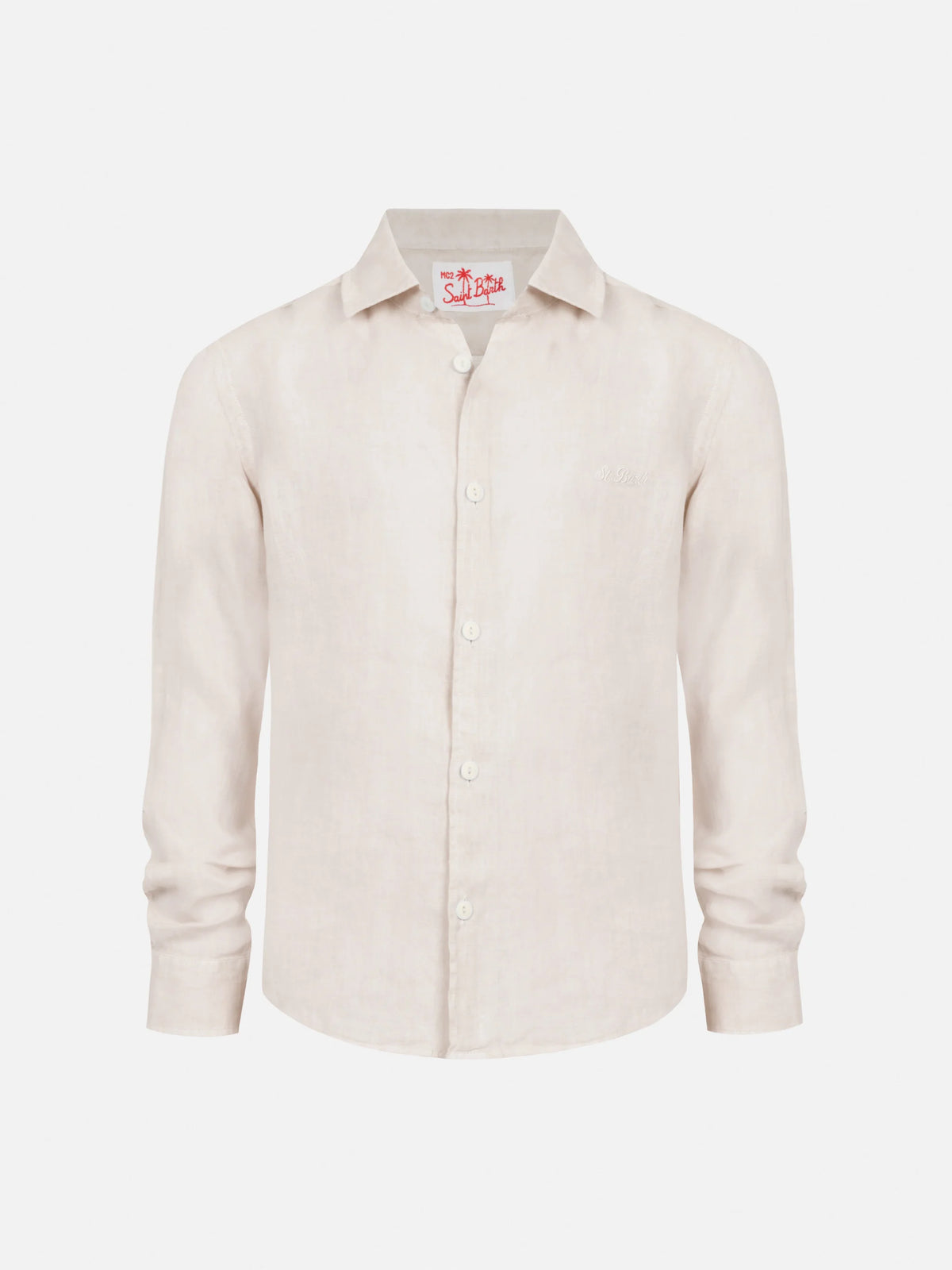 Agnes off-white linen shirt
