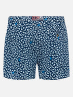 Comfort Light swim shorts with crabs print
