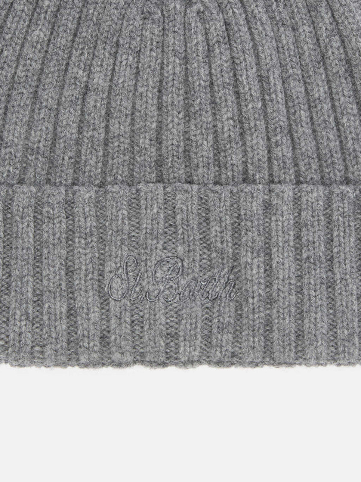 100% WOOL Wengen beanie in grey melange