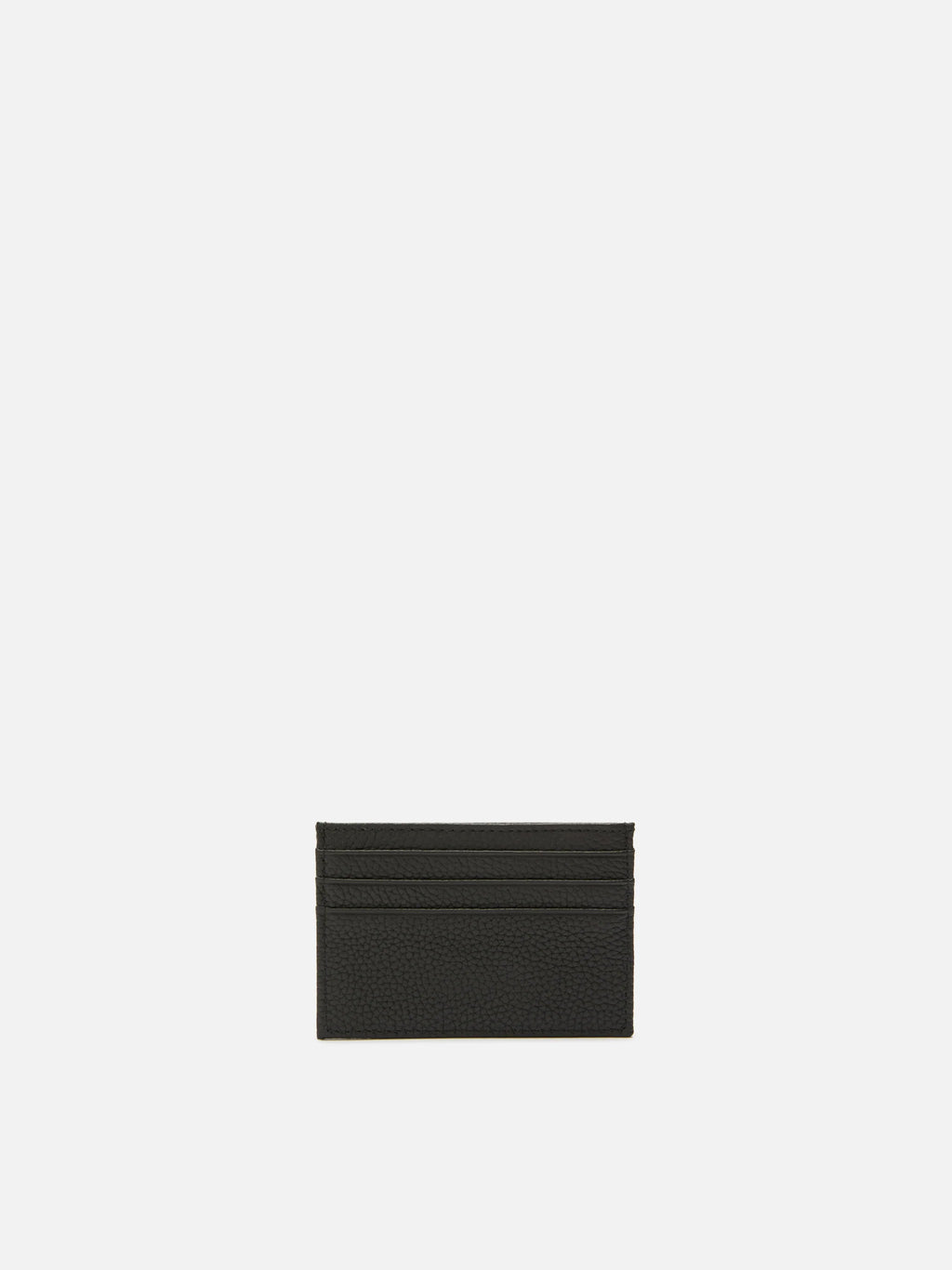 Backpack in black leather