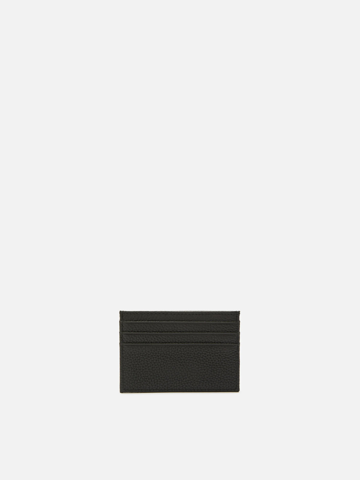 Backpack in black leather