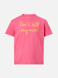 Elly fuchsia t-shirt with embroidery