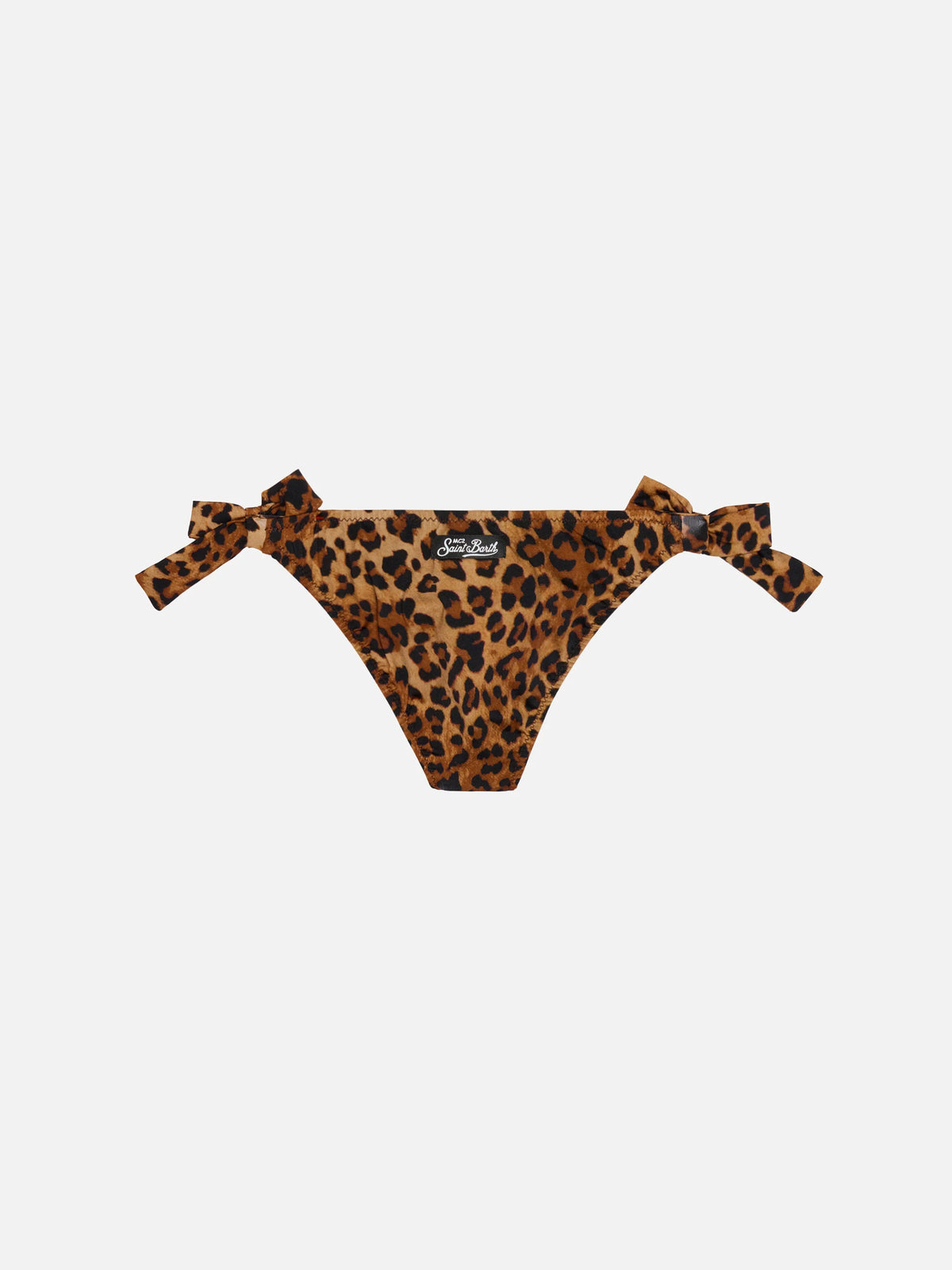 Classic swim briefs Zippy with animalier print