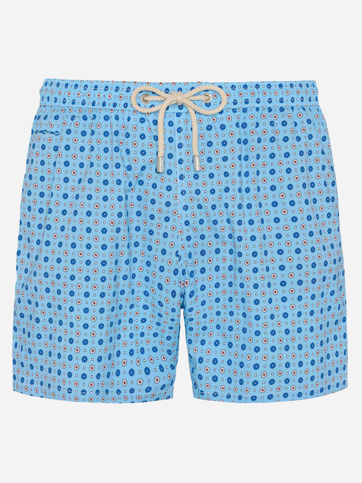 Comfort Light swim shorts with micro tie print