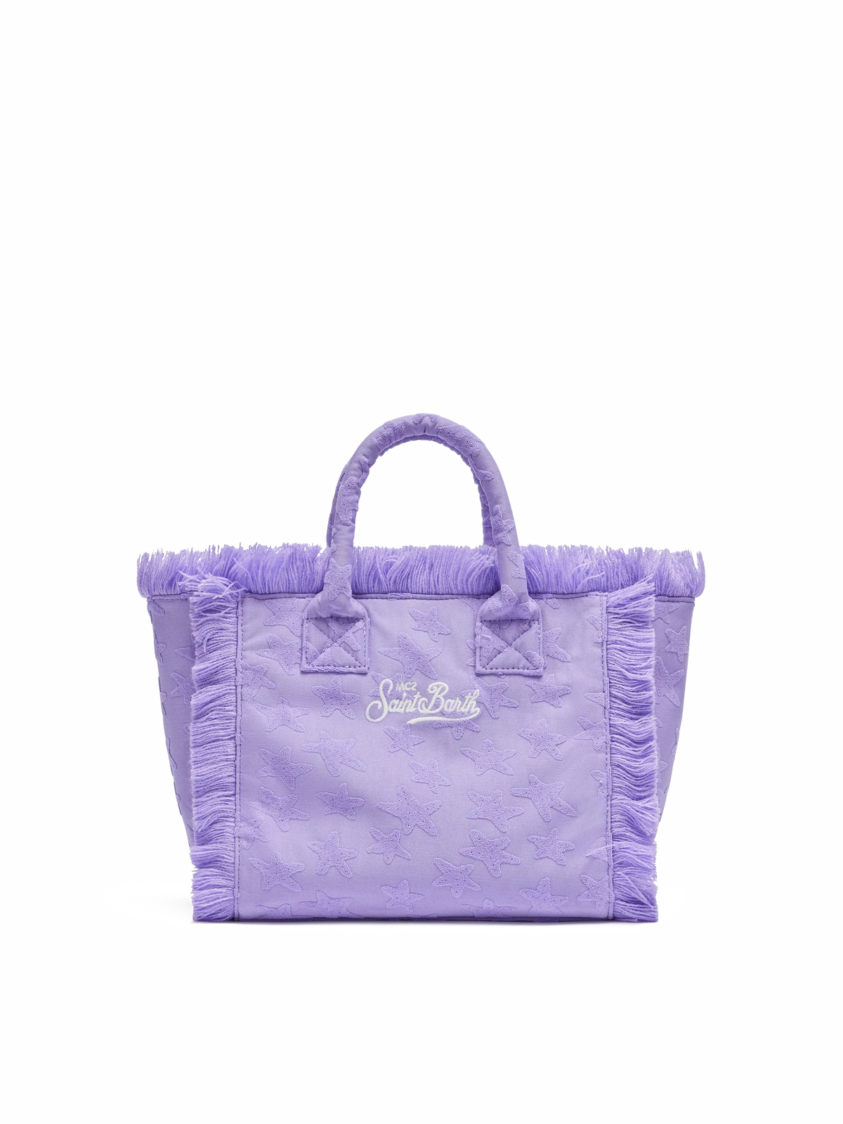 Colette Sponge lilac stars embossed terry handbag
