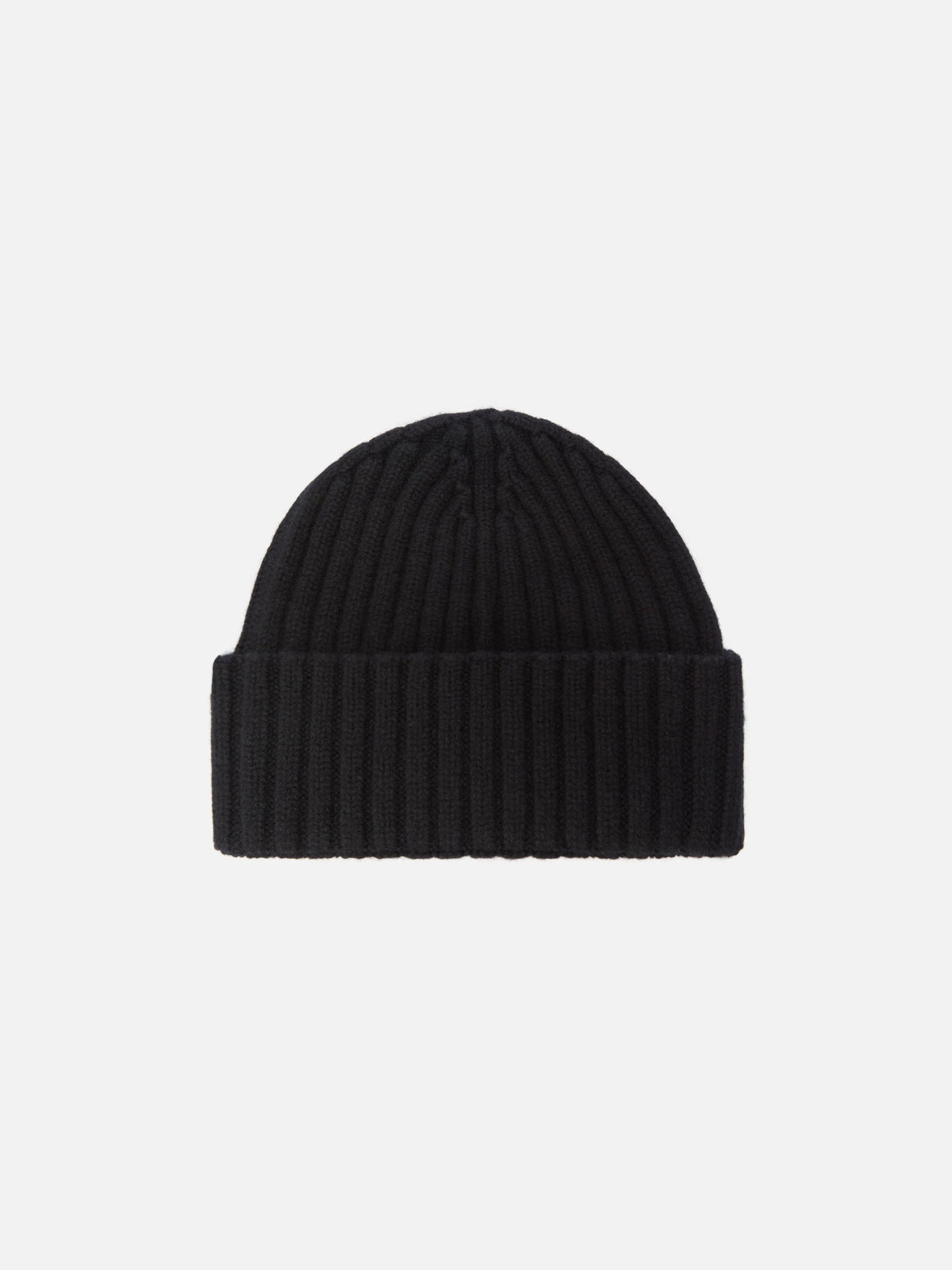 100% WOOL Wengen beanie in black