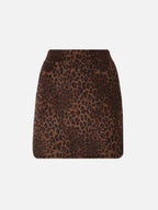Kyla wool sweater in black with Après jacquard