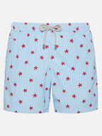 Comfort Light swim shorts with starfish print