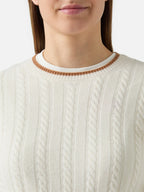 Off-white Eze polo in 100% WOOL