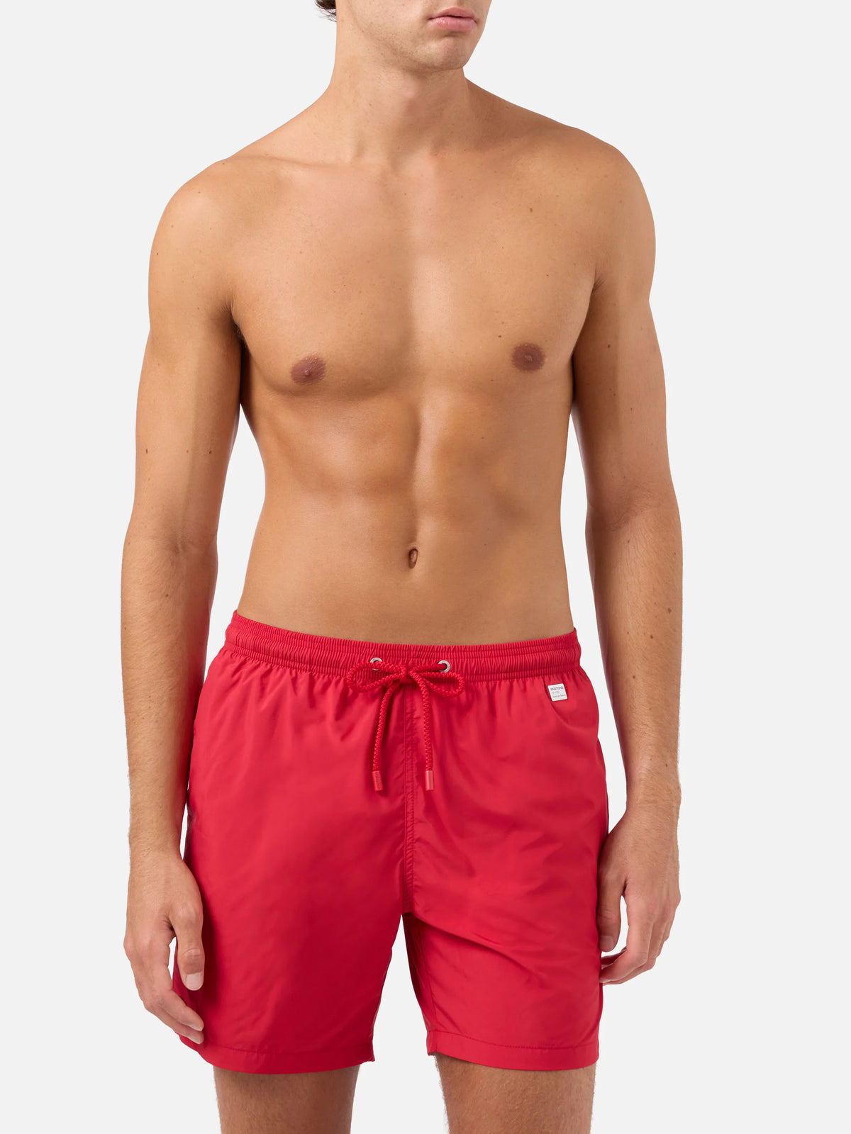 Lighting Pantone swim shorts in red | PANTONE SPECIAL EDITION