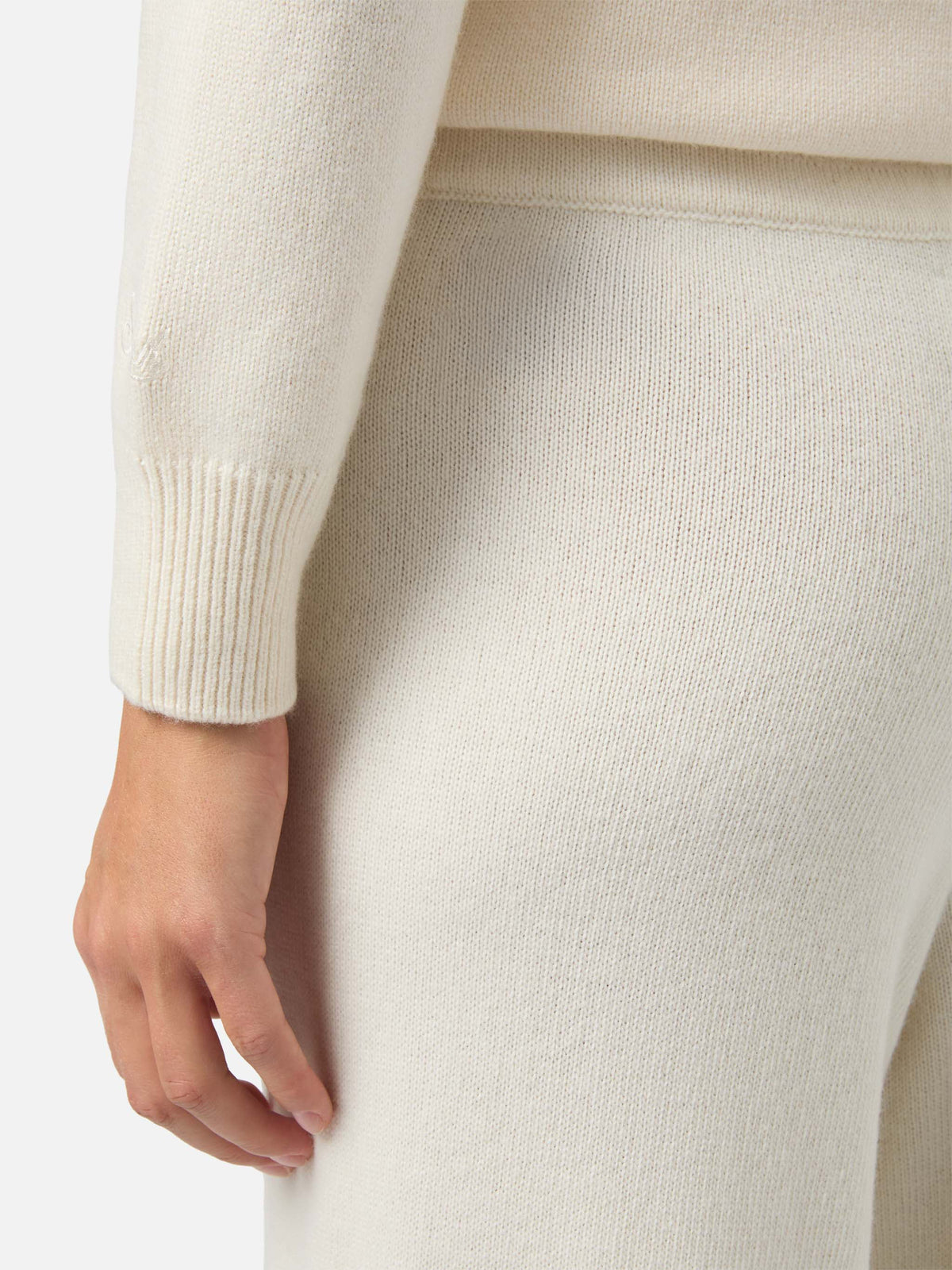 Pink turtleneck Moody in BLENDED CASHMERE