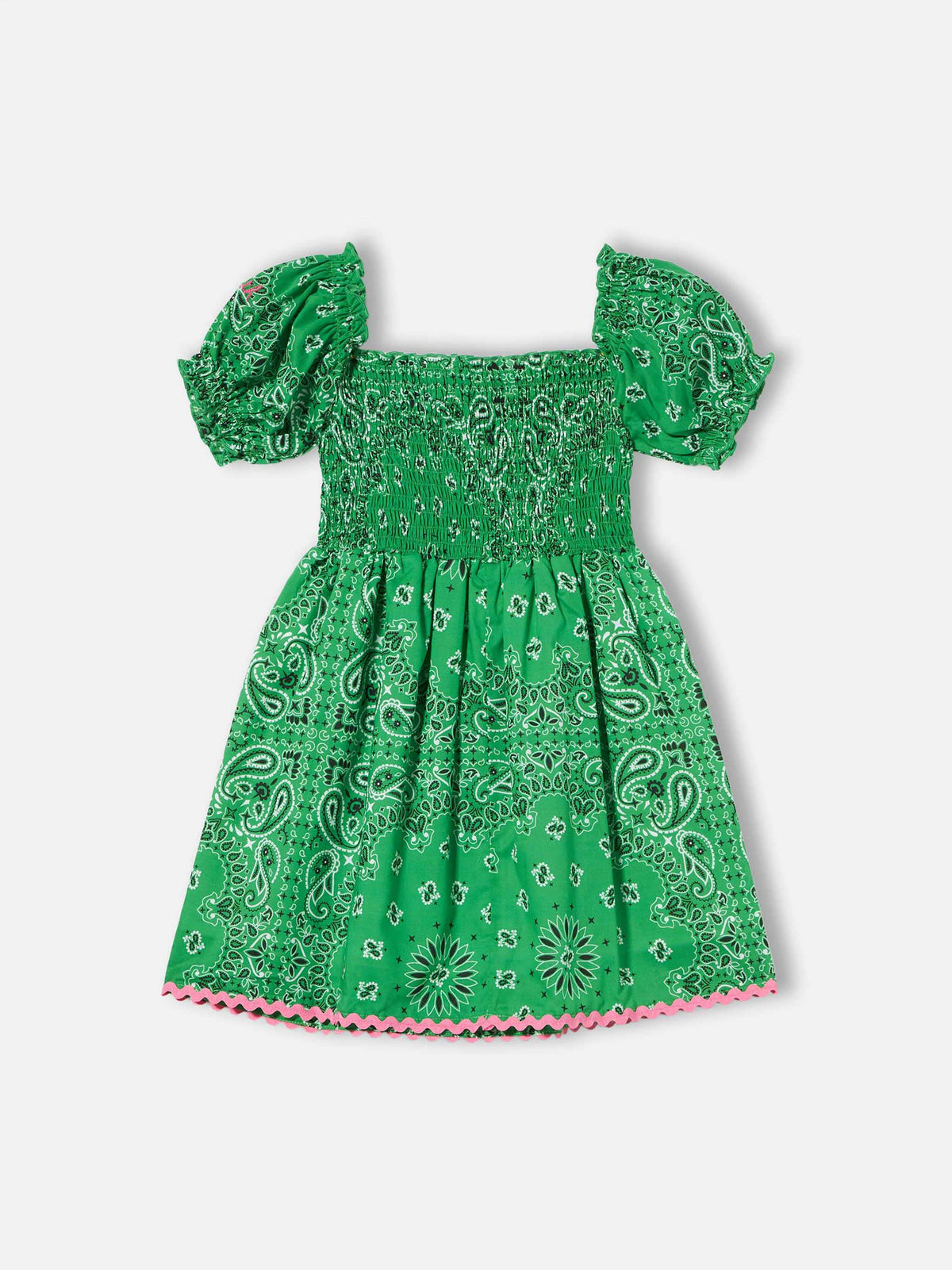 Cotton dress Dressy with bandana print
