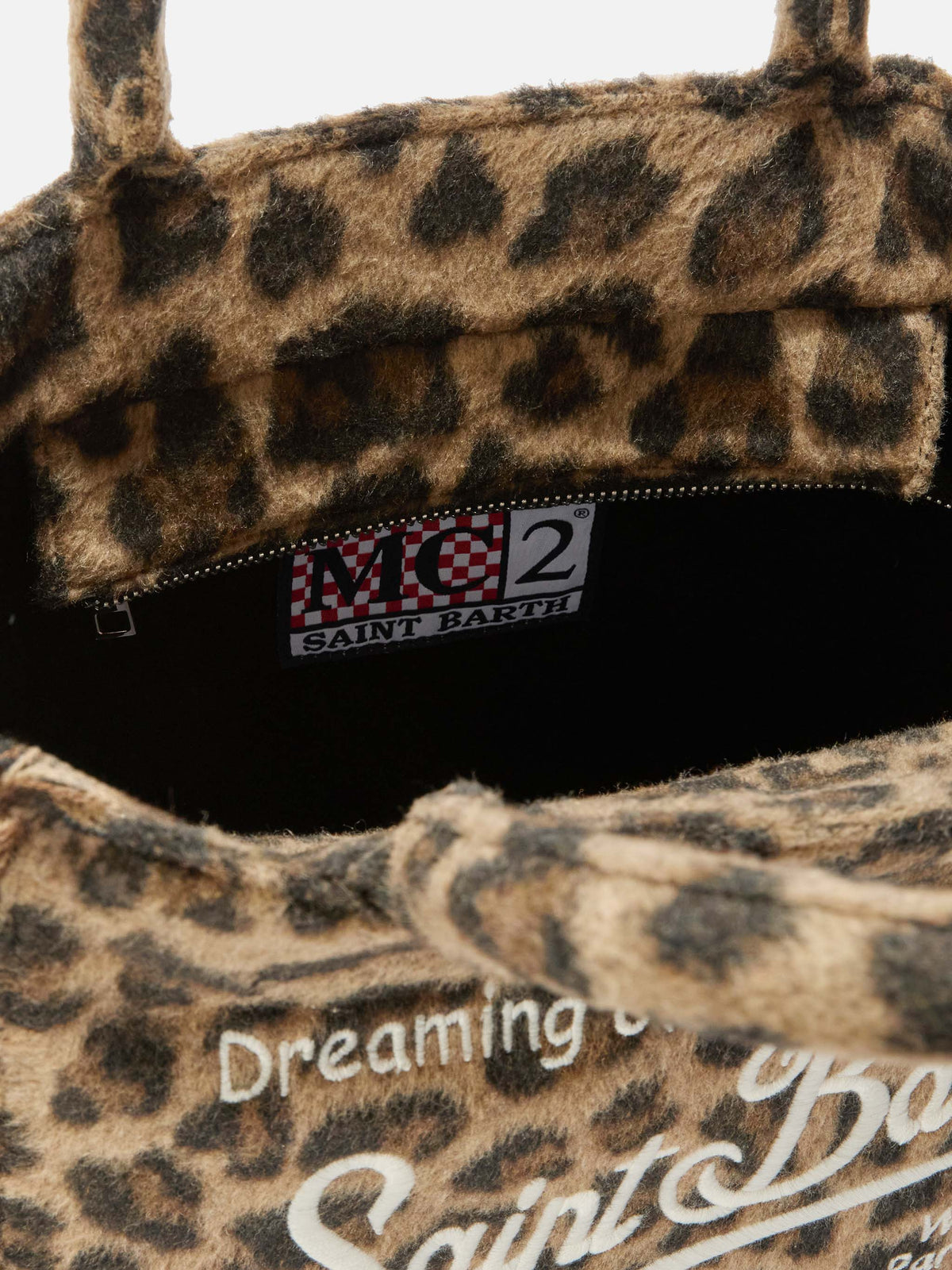 Colette Felt leopard print bag