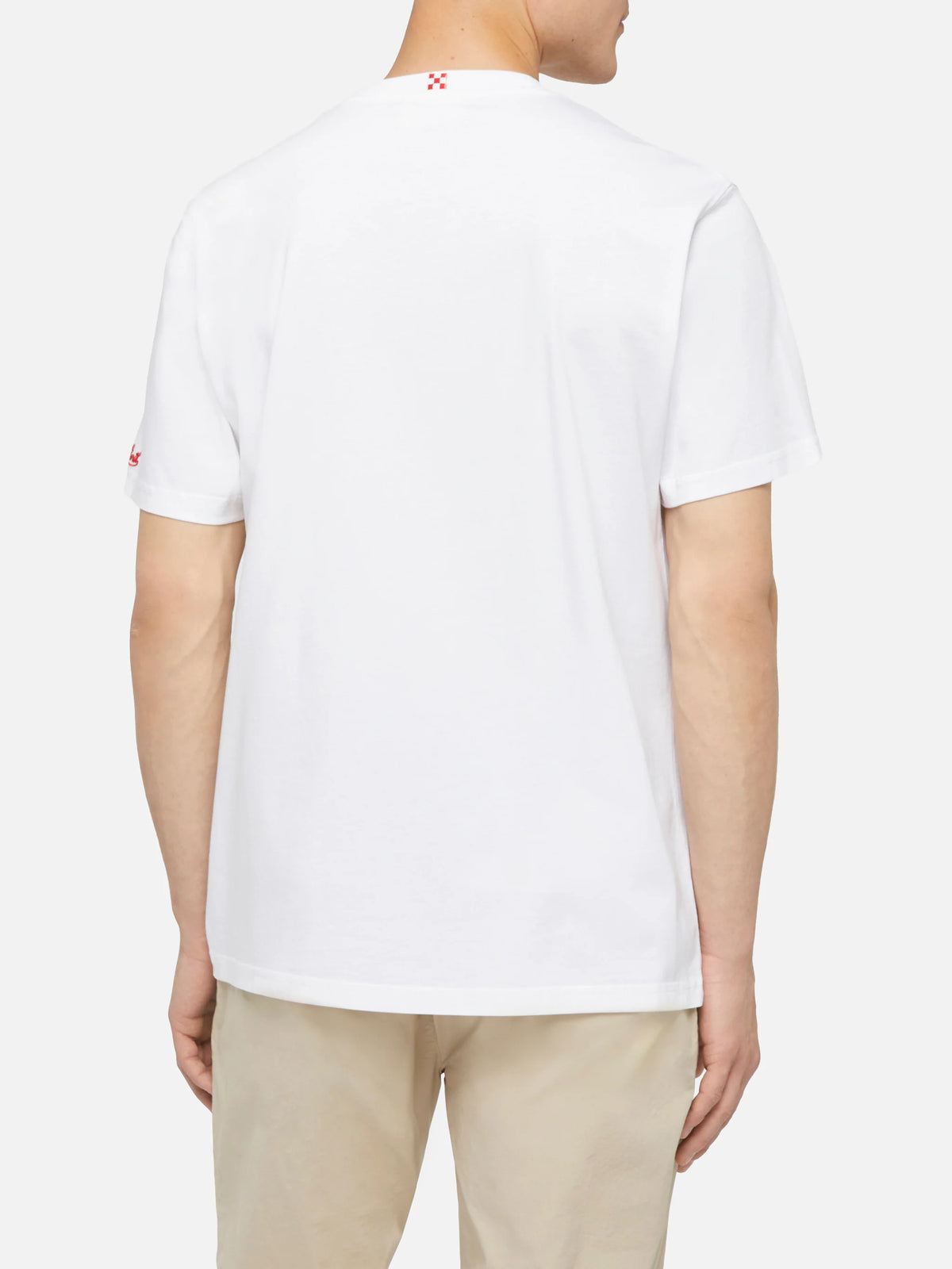 Cotton t-shirt Austin with embroidery and watch print
