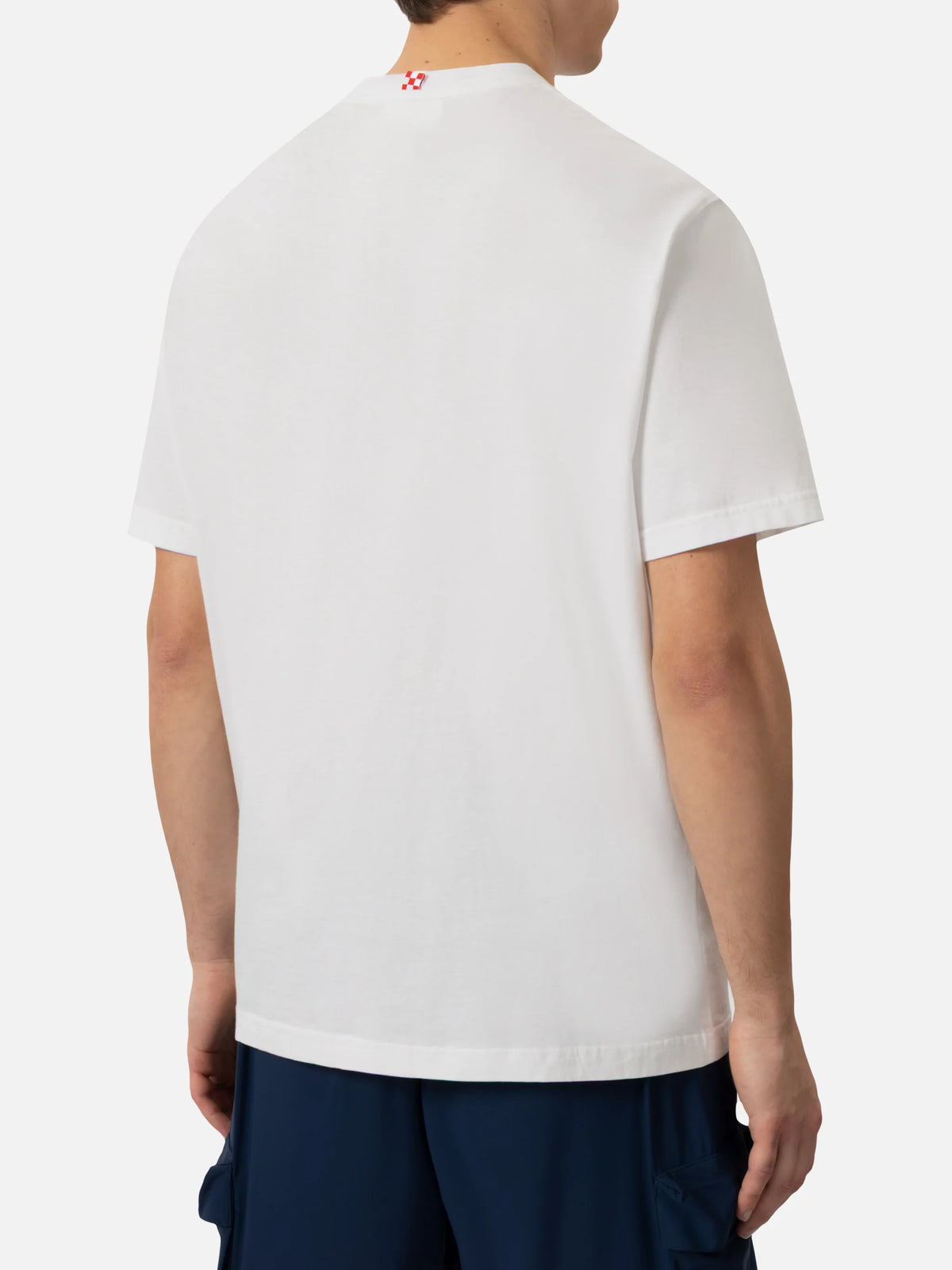 Classic fit cotton jersey t-shirt Portofino with Gin Gin embroidery | INSULTI LUMINOSI SPECIAL EDITION