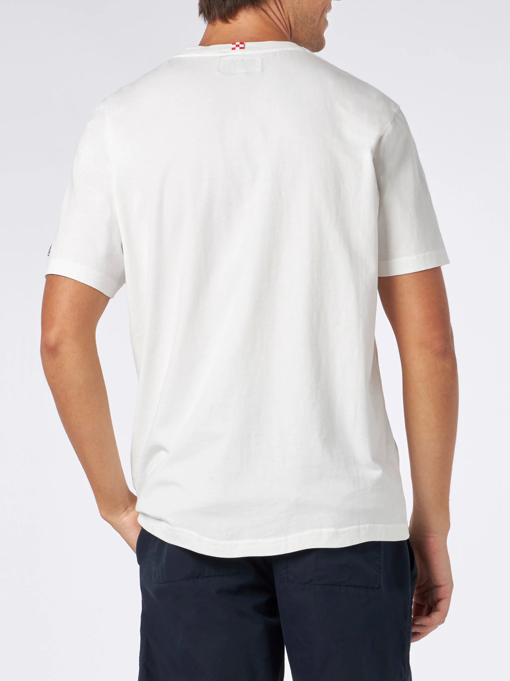 Arnott heavy cotton t-shirt with St. Barth Padel Club print