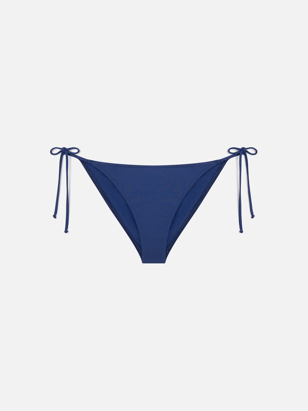 Amira Naomi navy blue balconette bikini in solid color