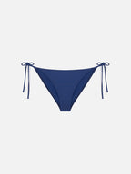 Amira Naomi navy blue balconette bikini in solid color