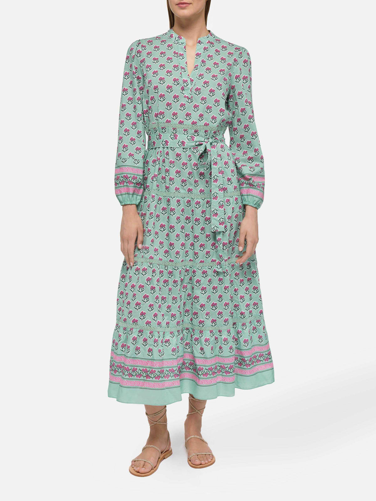 Cotton short dress Brilly with Liberty print | Made with Liberty fabric