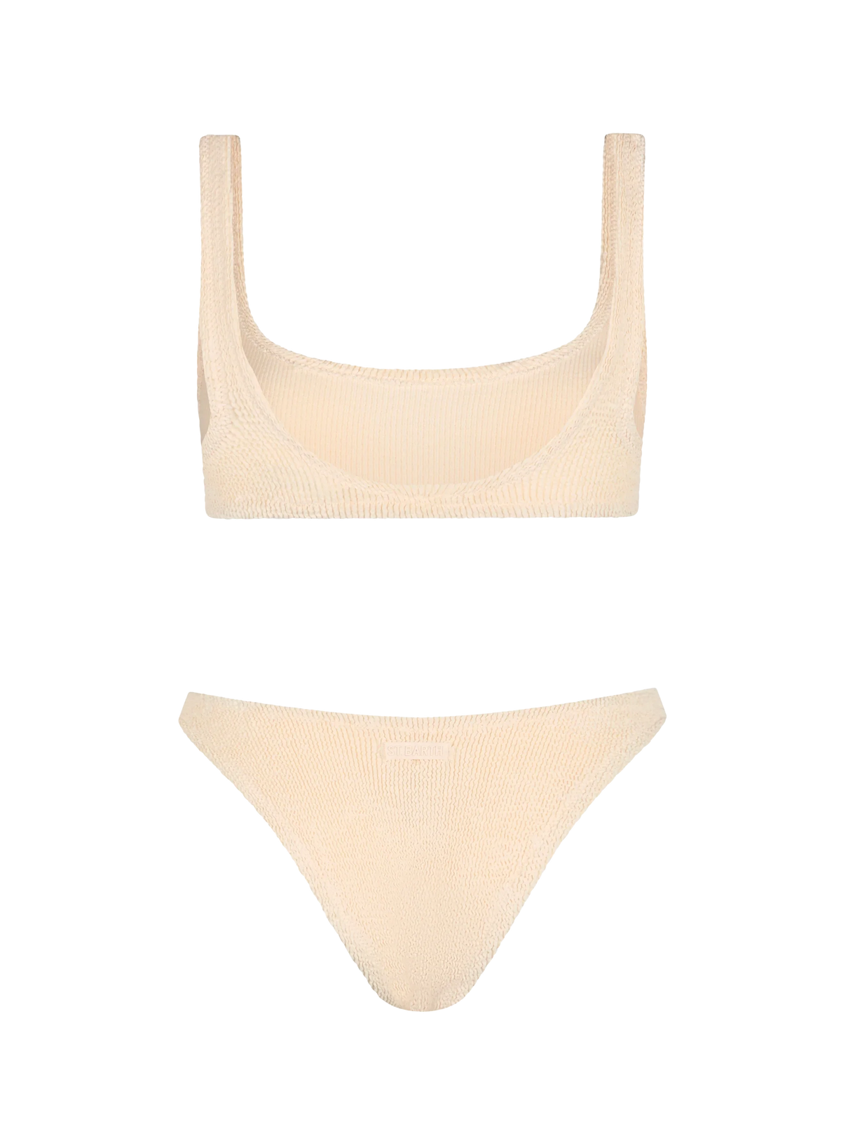 Beige crinkle bralette bikini Naima Elise