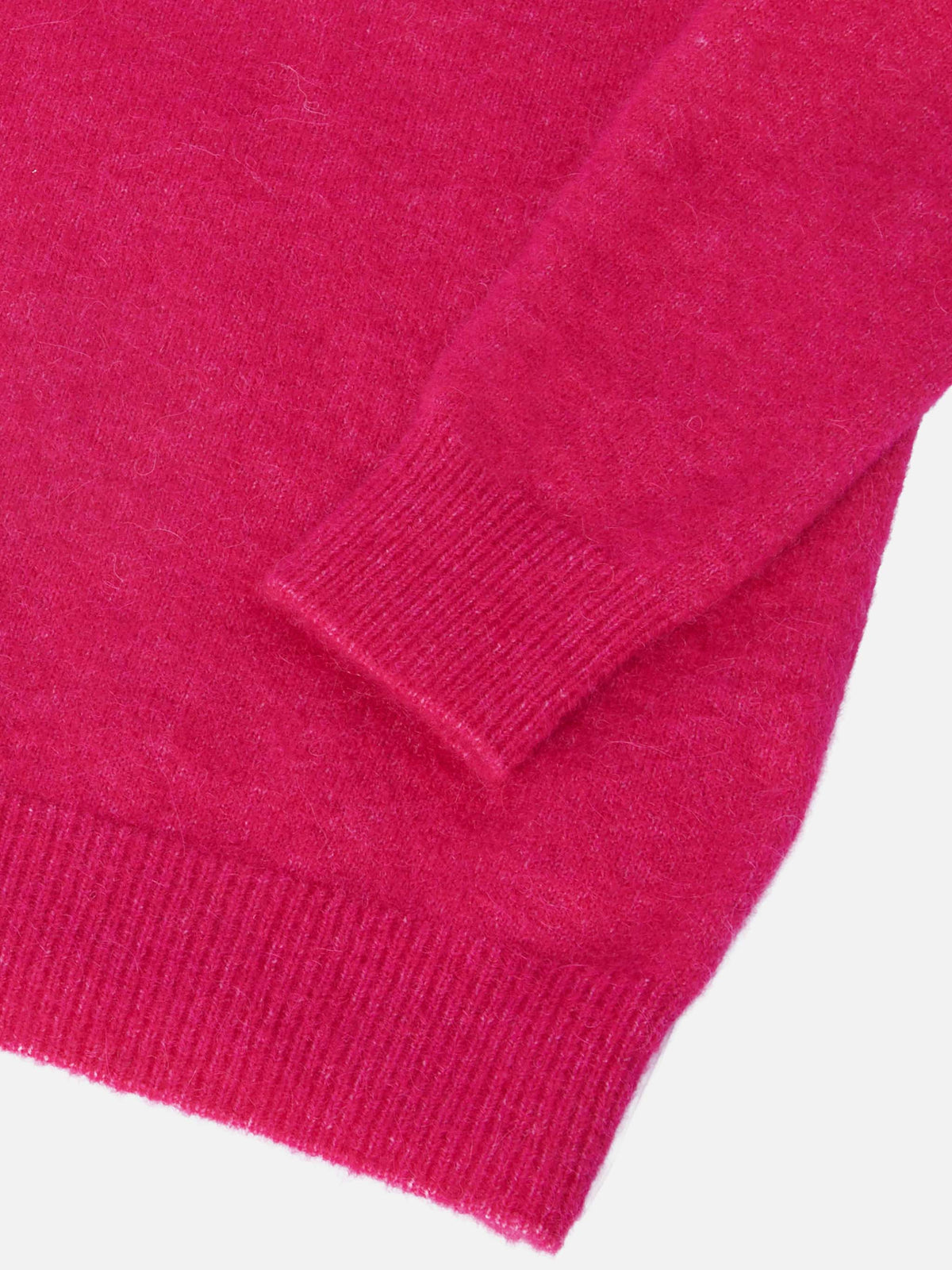 Fuchsia stretch alpaca crewneck Lyle