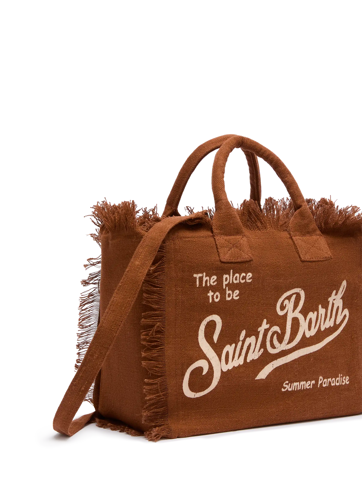 Colette brown handbag in 100% LINEN