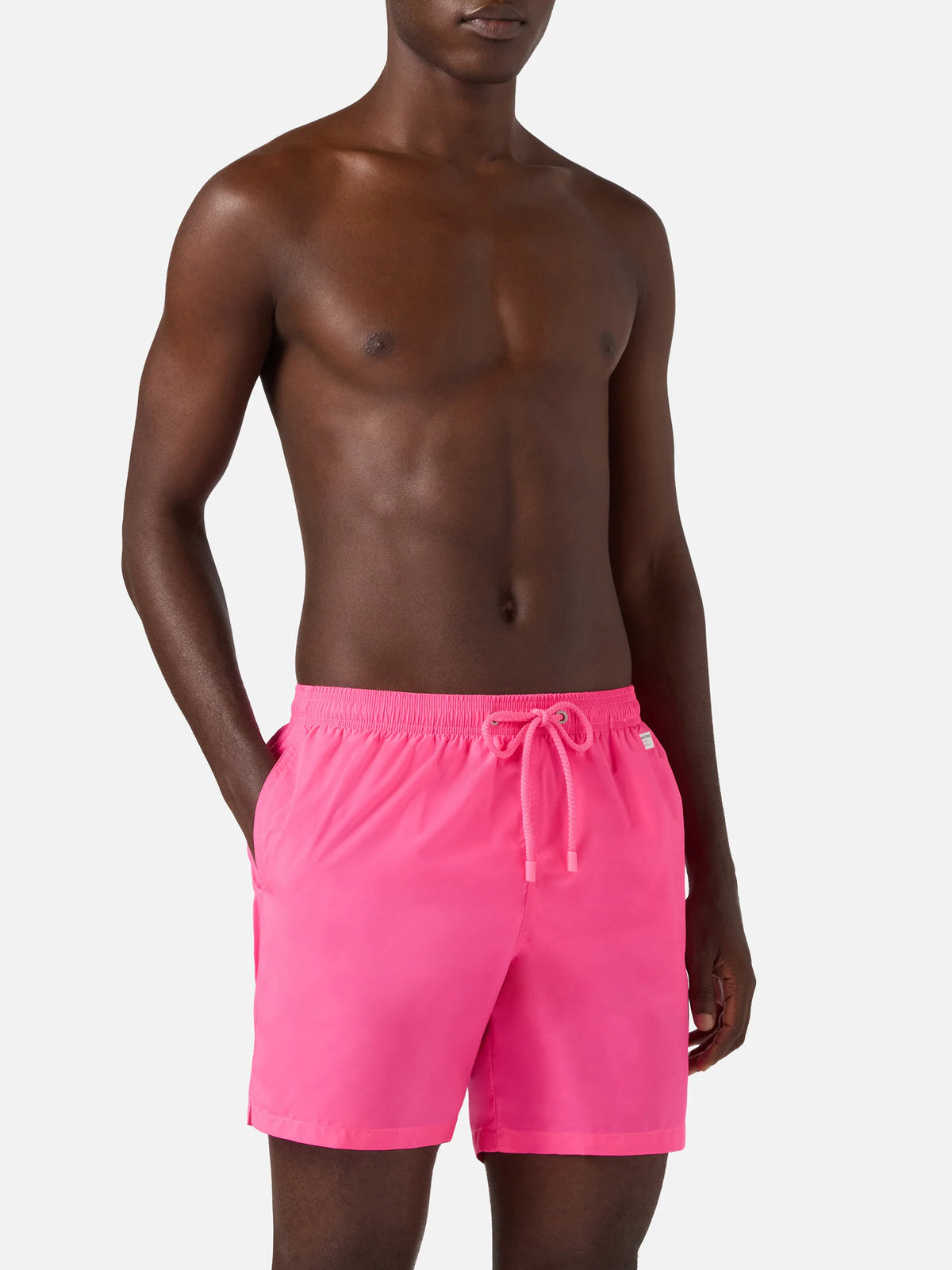 Lighting Pantone swim shorts in solid fluo pink | Special Edition