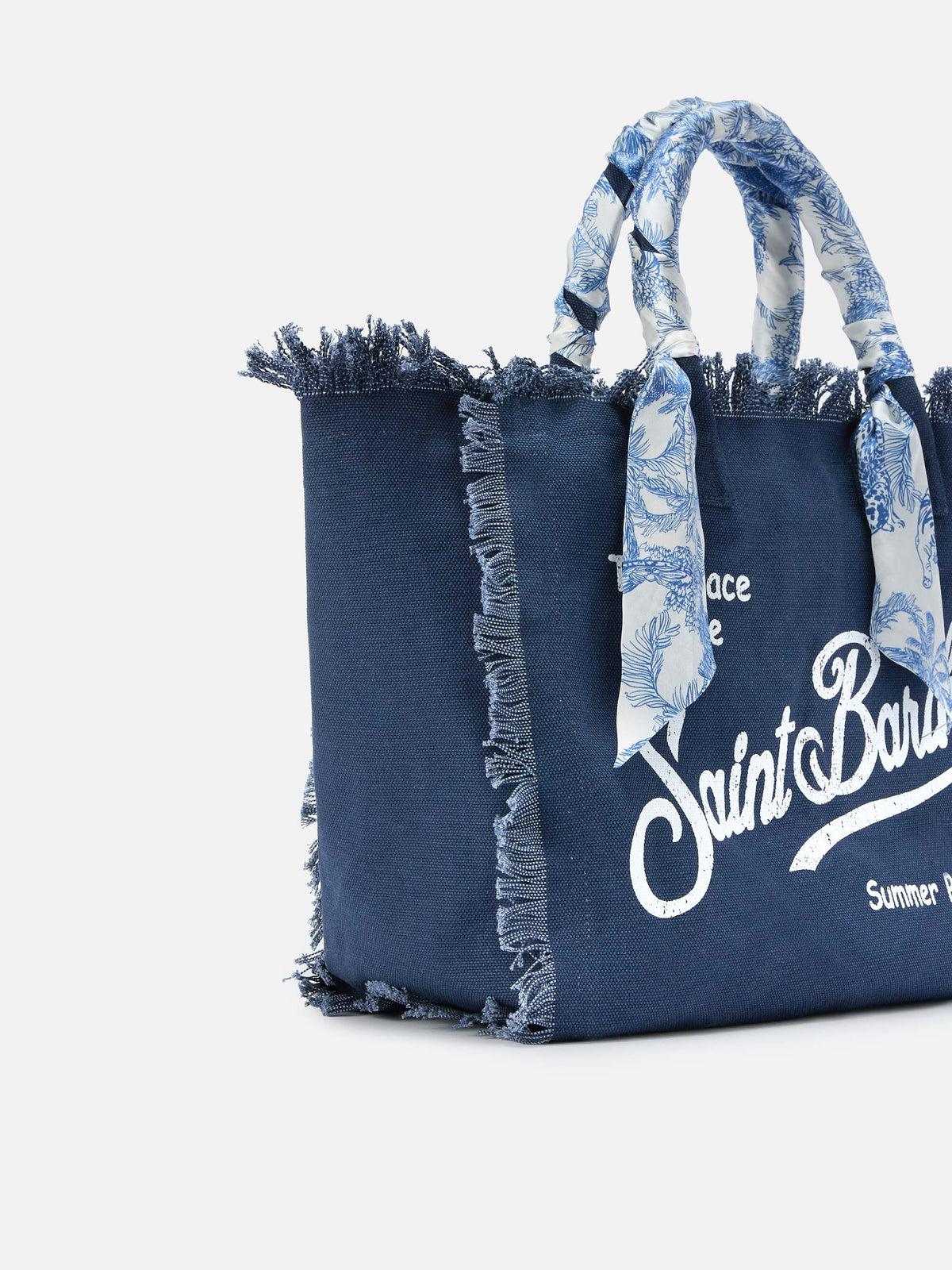 Aidan beach towel with toile de Jouy print and logo| Special edition