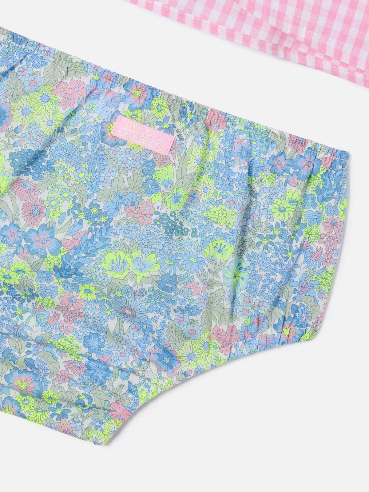 Abbie top and bloomer set with Principesse en vacances embroidery | Made with Liberty Fabric