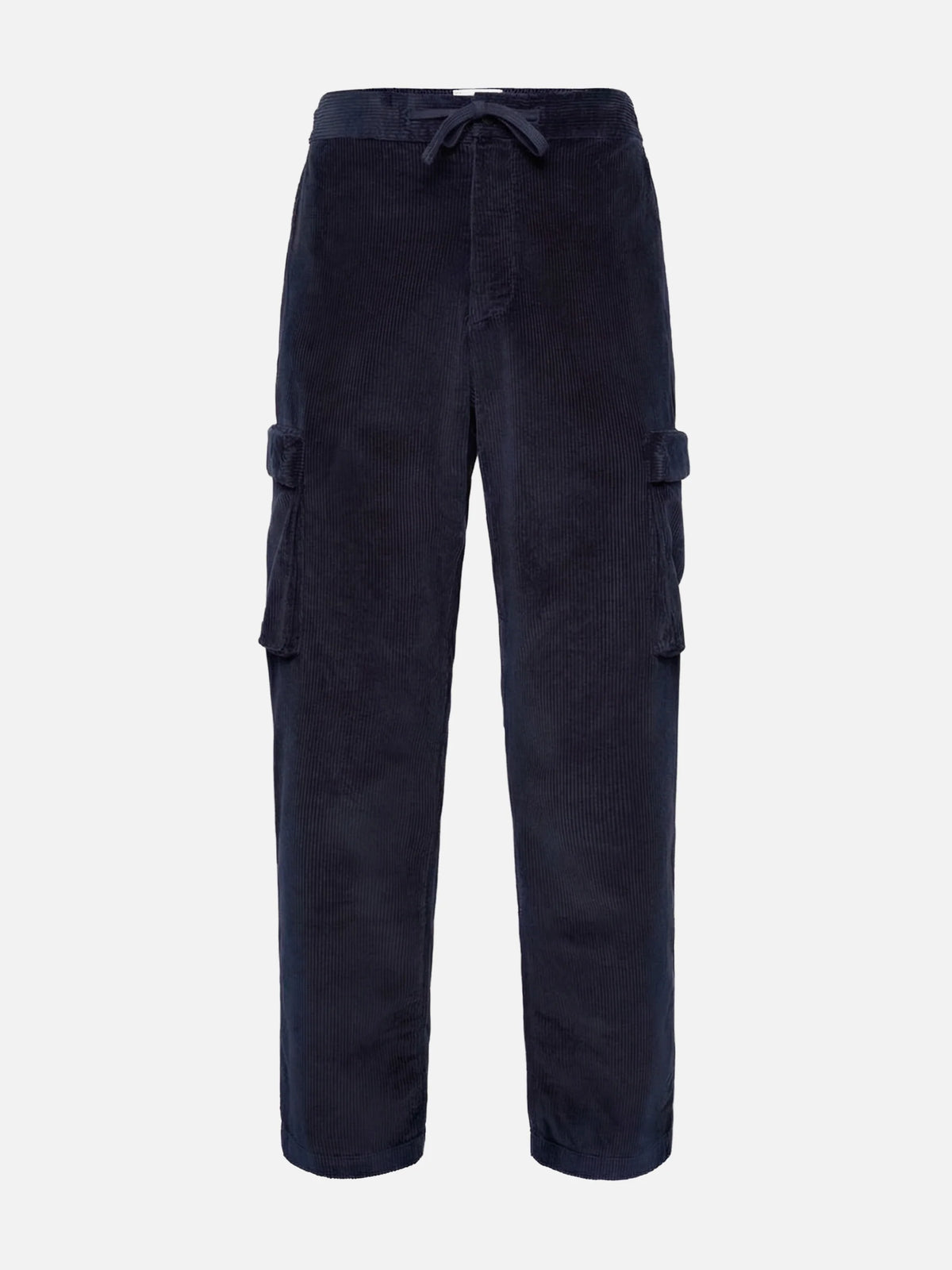 Blu Navy corduroy cargo pants Goldeck