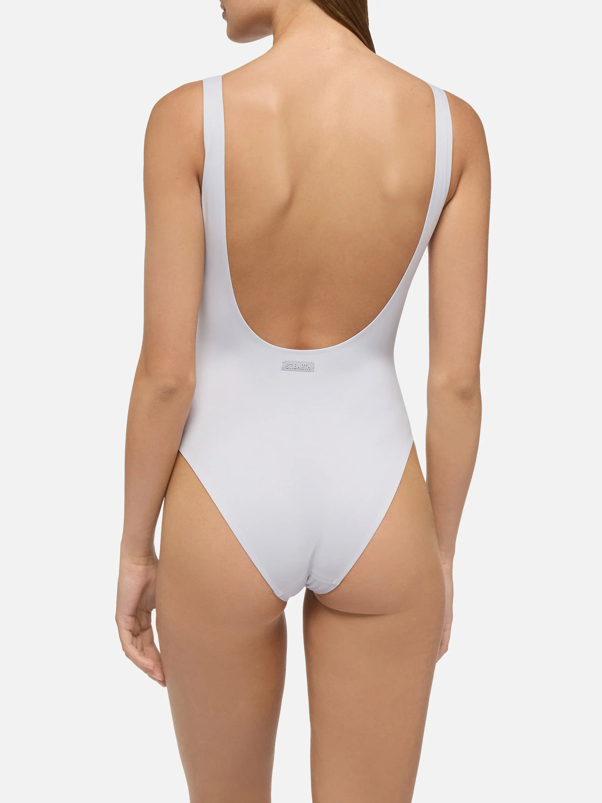 Cassandra square neck one-piece swimsuit