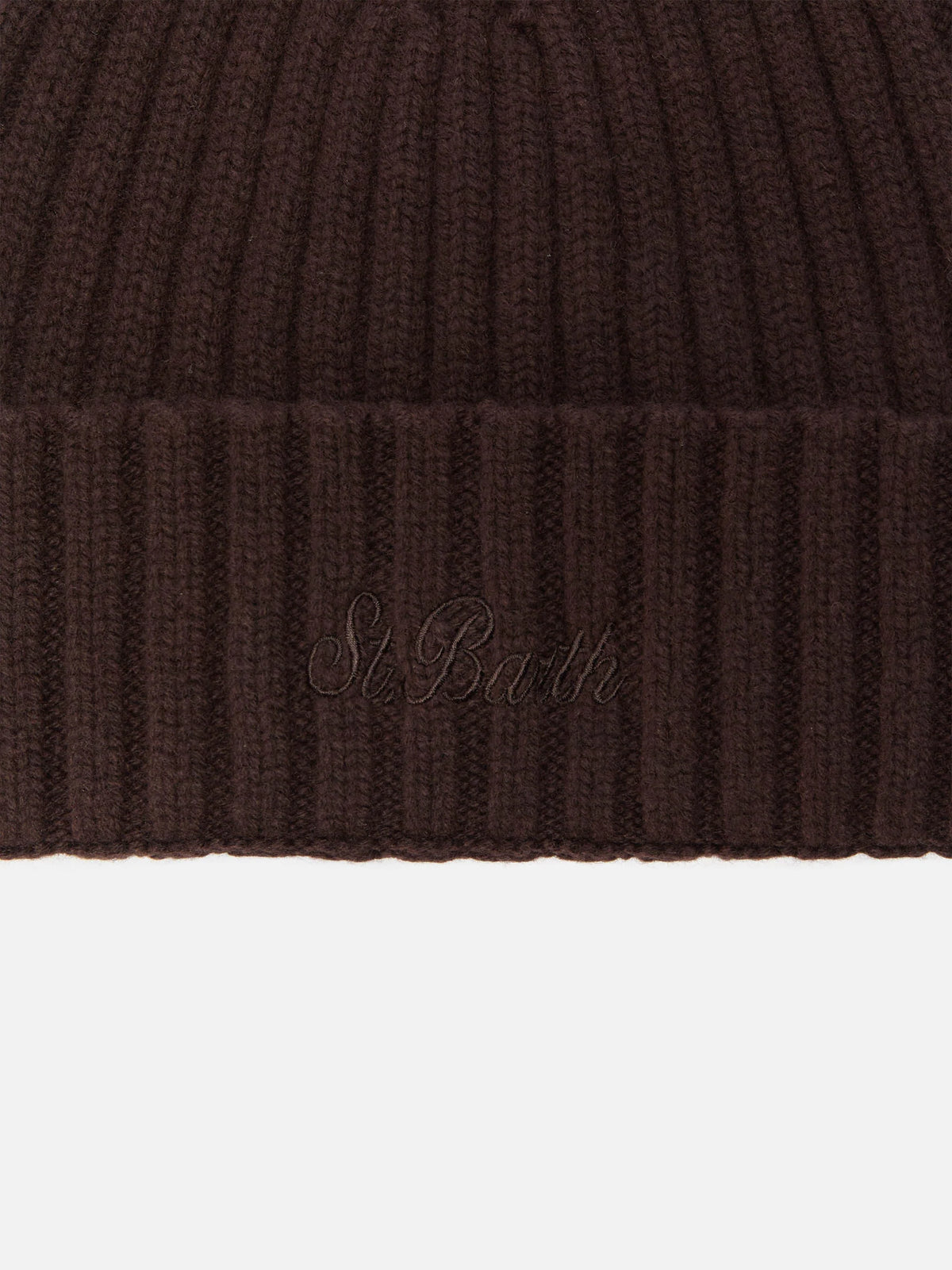 100% WOOL Wengen beanie in brown