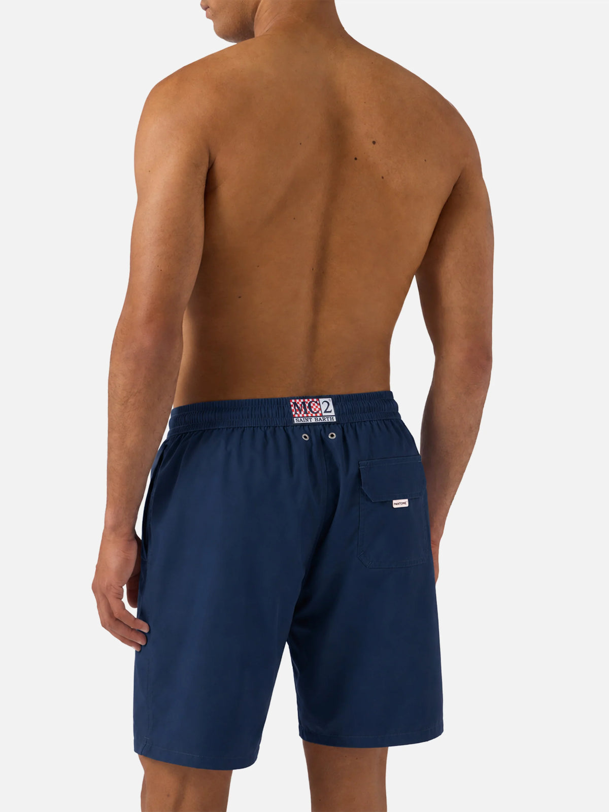 Blu navy lighting long pantone swim shorts | Special Edition
