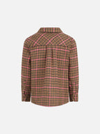 Princess cashmere-blend crewneck with Splendida Splendente lurex jacquard