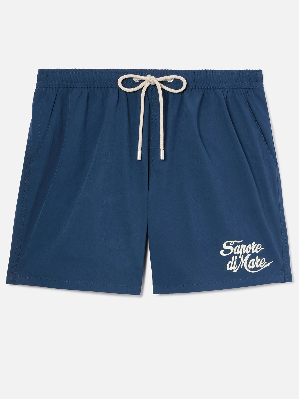 Comfort swim shorts in blue with Sapore di Mare embroidery | Special Edition