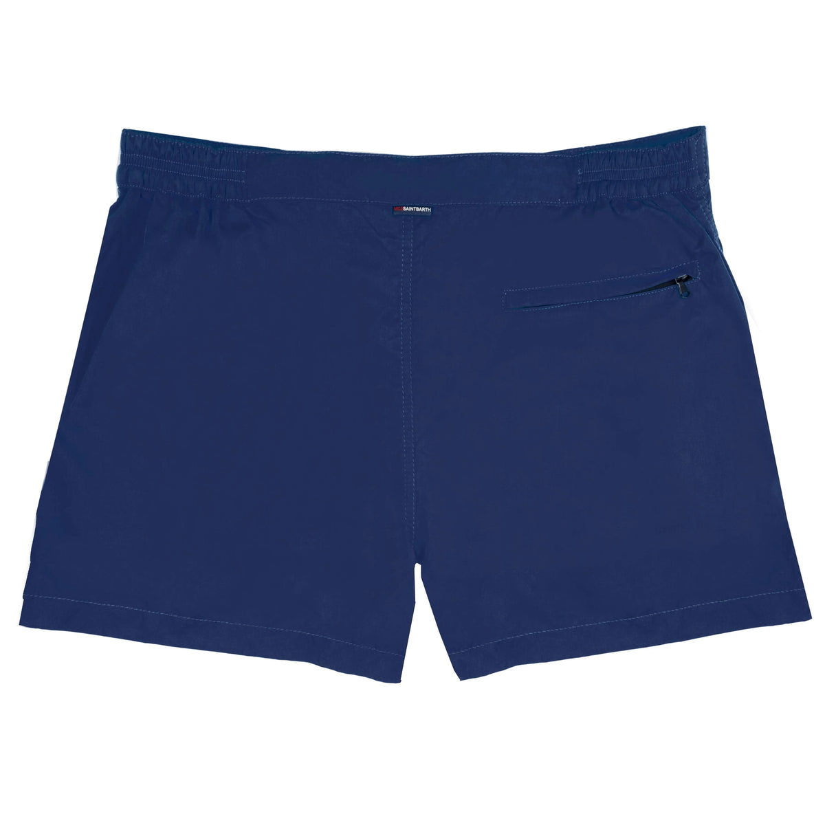 Harrys navy blue fitted cut swim shorts